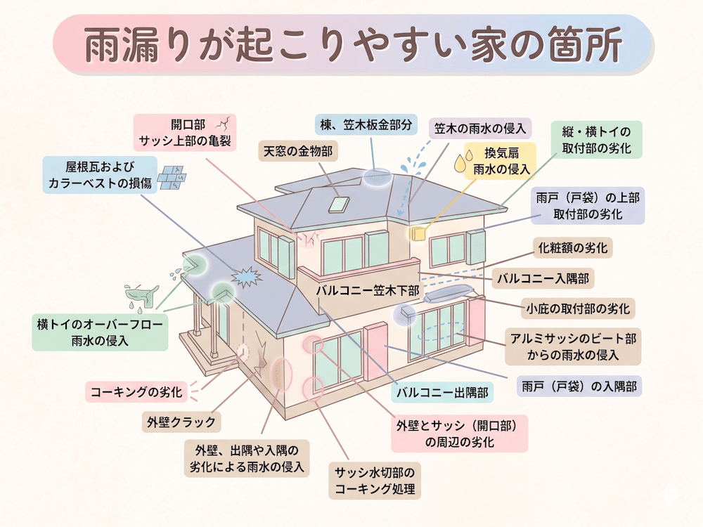 雨漏り診断イメージ